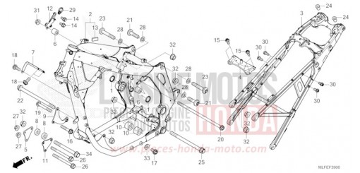 FRAME BODY NT1100DS de 2025